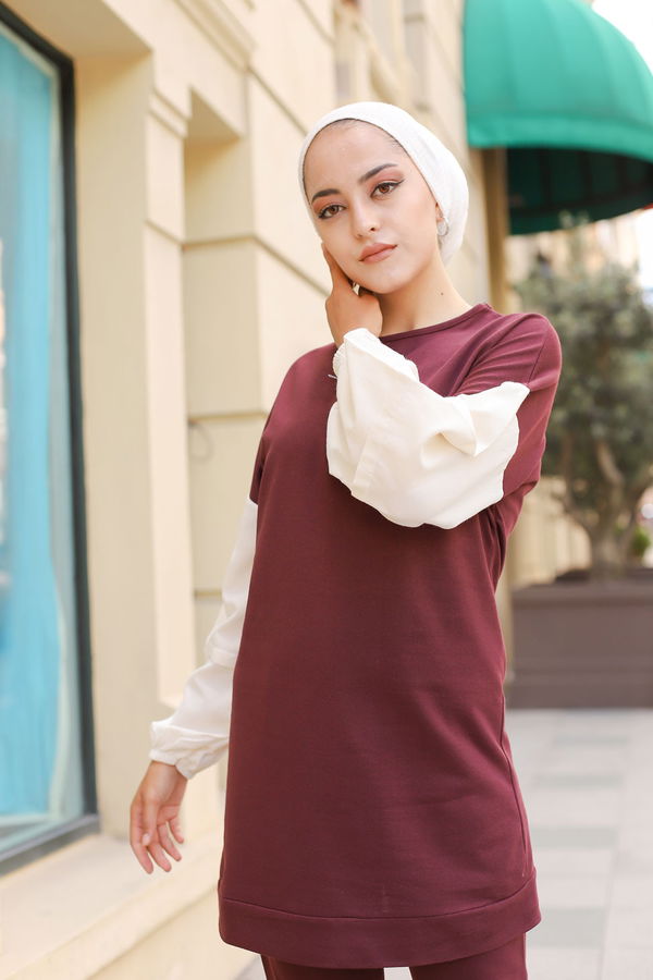 TUNIK PANTOLON Mor - 3087