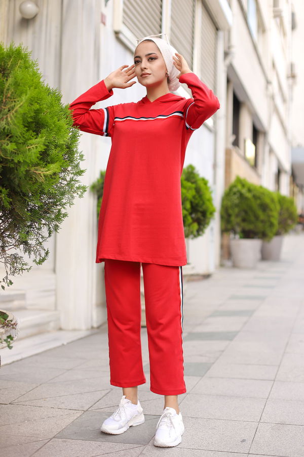 Tunık Pantolon Kırmızı - 2796