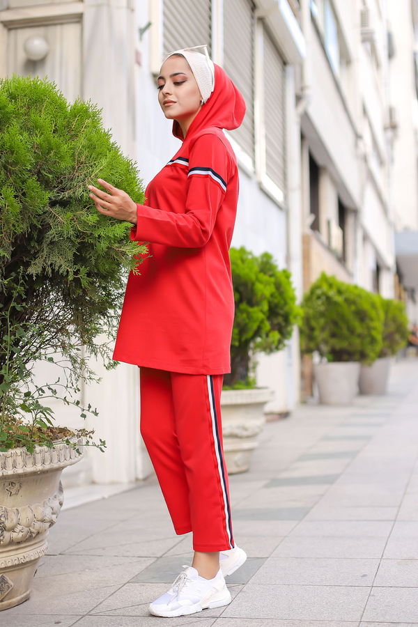 Tunık Pantolon Kırmızı - 2796