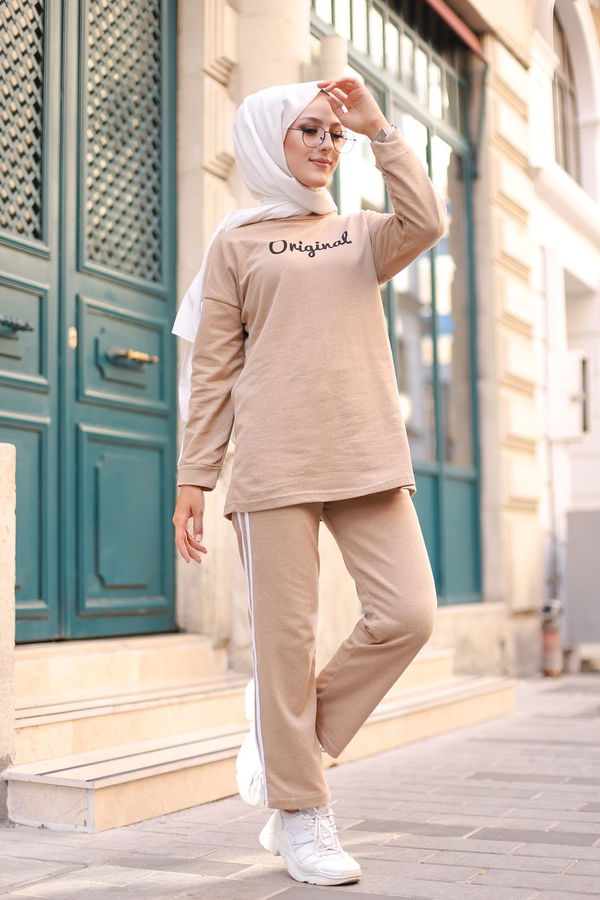 TUNIK PANTOLON Bej - 8401