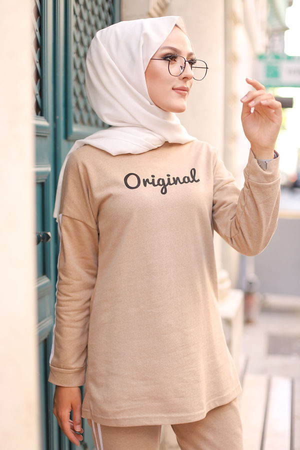 TUNIK PANTOLON Bej - 8401