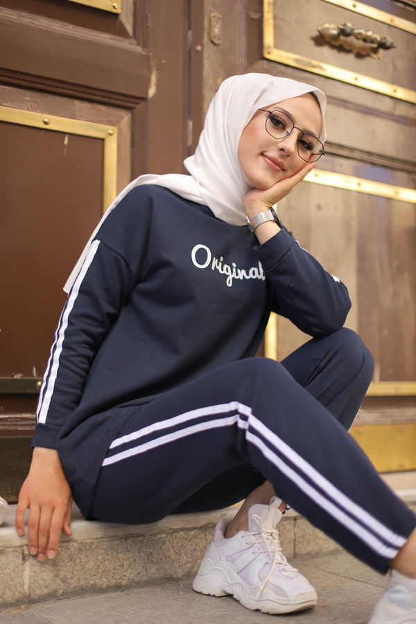 TUNIK PANTOLON Lacivert - 8401