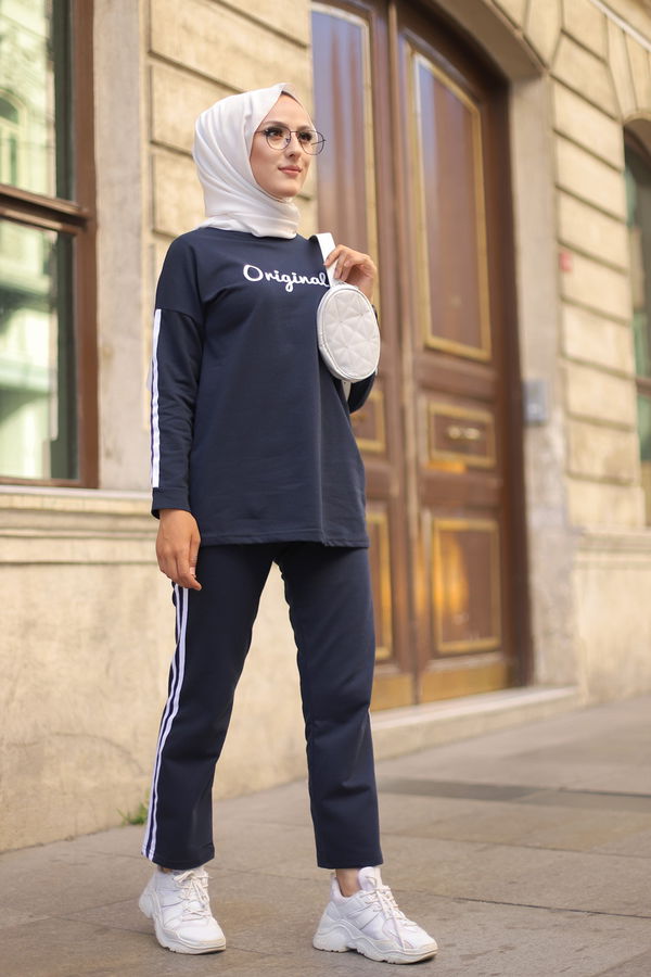 TUNIK PANTOLON Lacivert - 8401