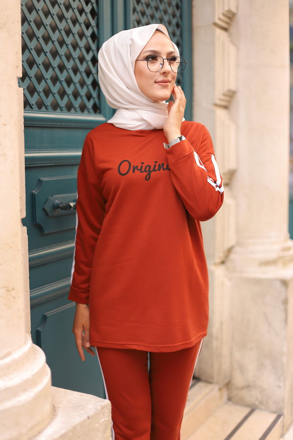 TUNIK PANTOLON Kiremit - 8401