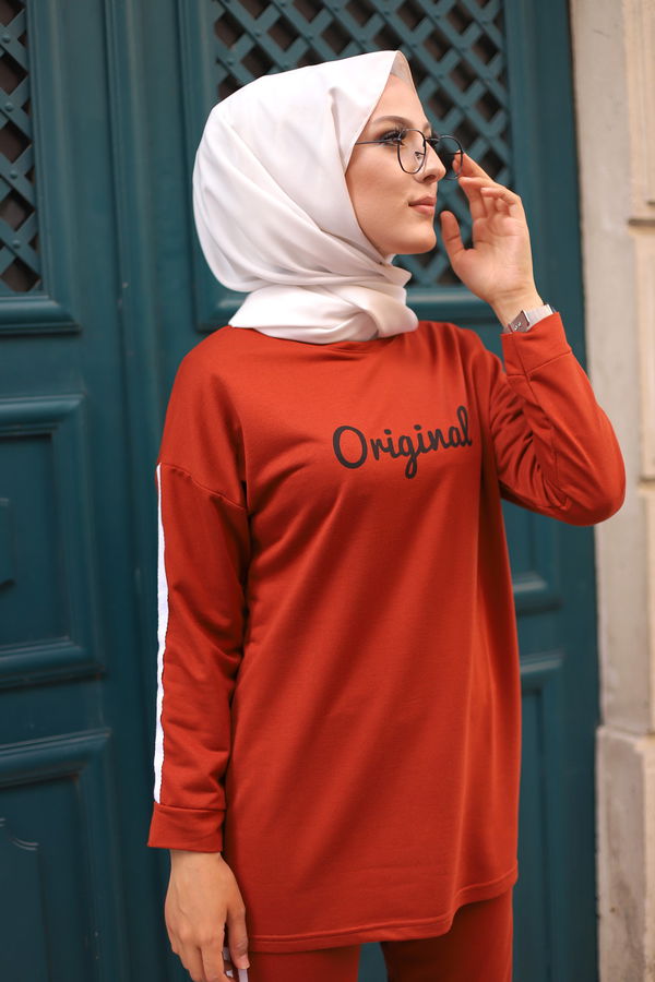 TUNIK PANTOLON Kiremit - 8401
