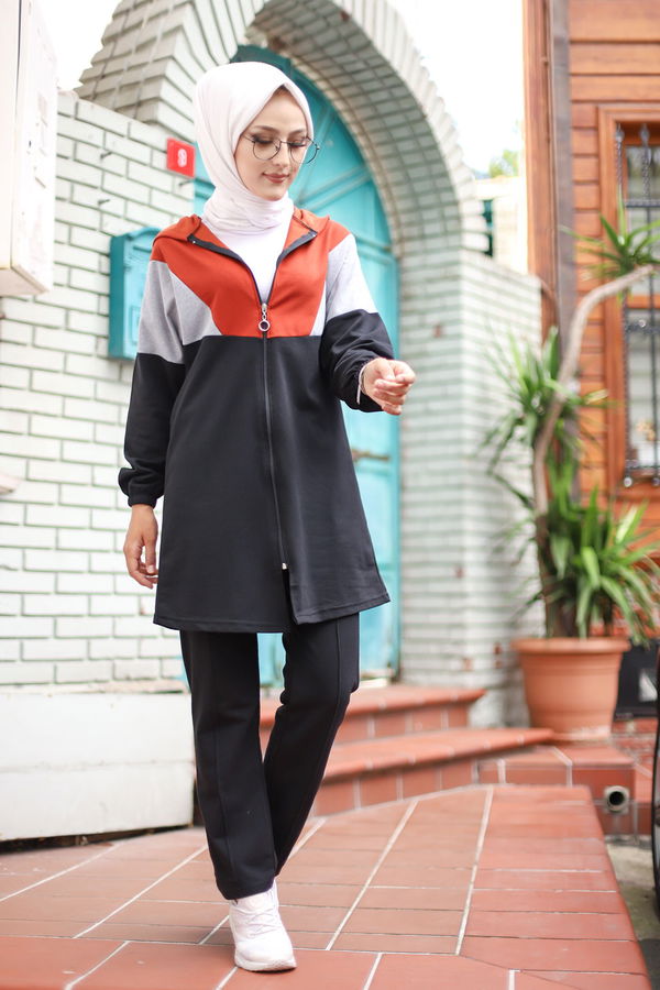 TUNIK PANTOLON Kiremit - 4129 KİREMİT
