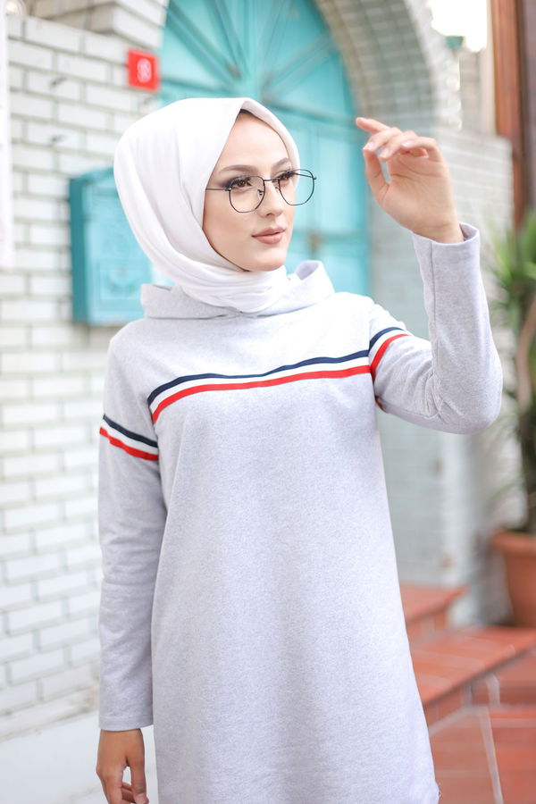 Tunık Pantolon Gri - 2796 GRİ