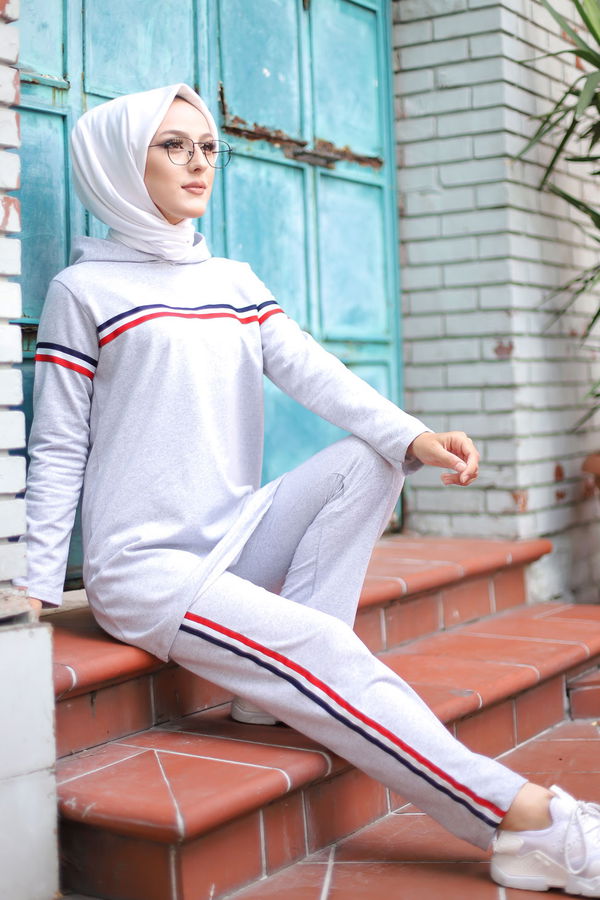 Tunık Pantolon Gri - 2796 GRİ