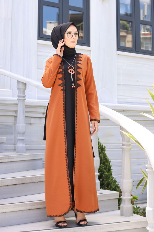 9024 ELBISE-HIRKA-KEMER-KOLYE Taba - 9024 TABA