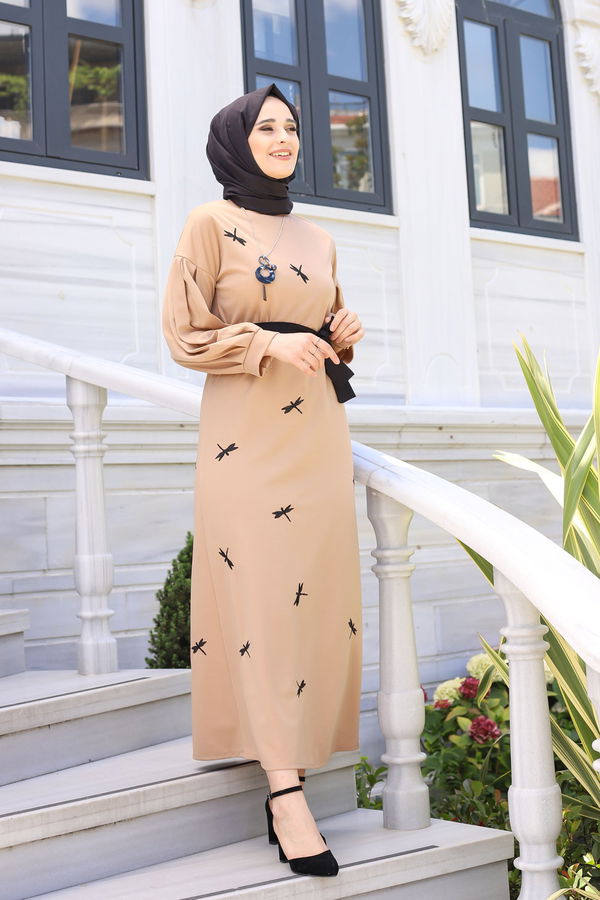 9023 ELBISE KEMER Bej - 9023 BEJ