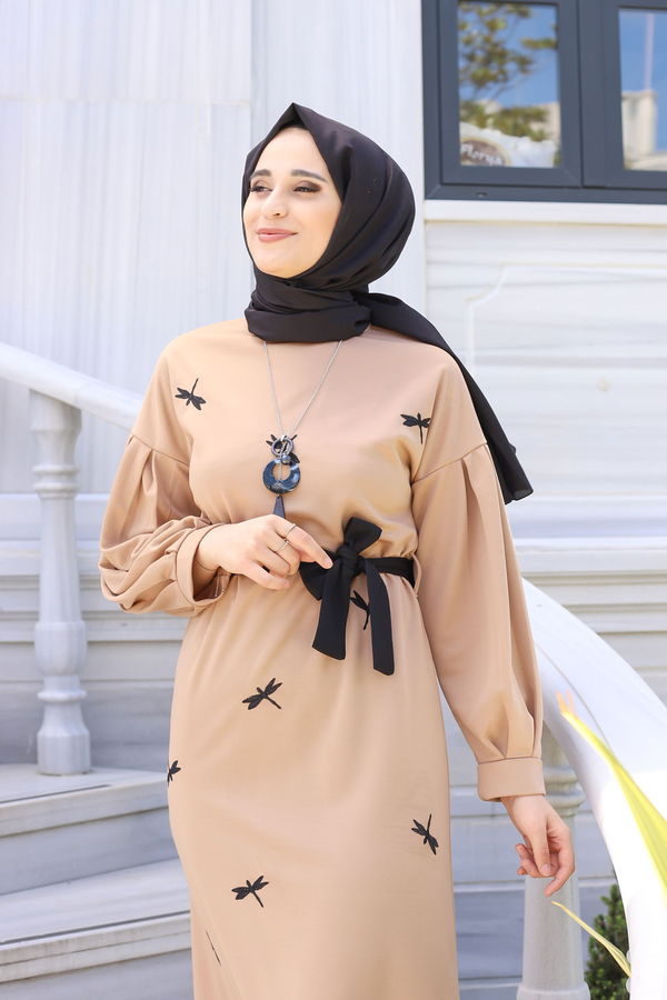 9023 ELBISE KEMER Bej - 9023 BEJ