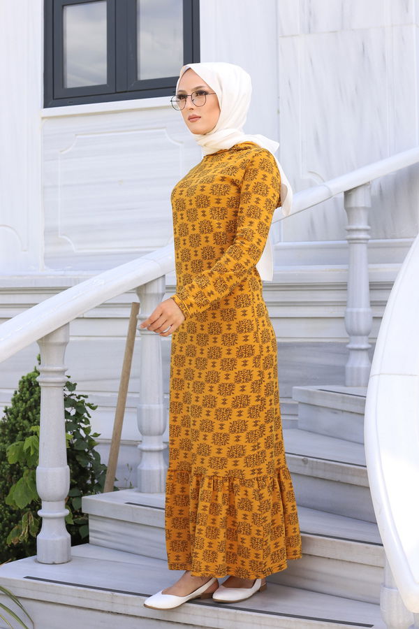 8557 ELBISE Sarı - 8557