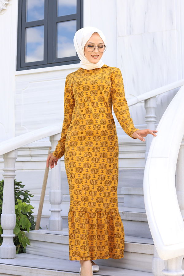 8557 ELBISE Sarı - 8557