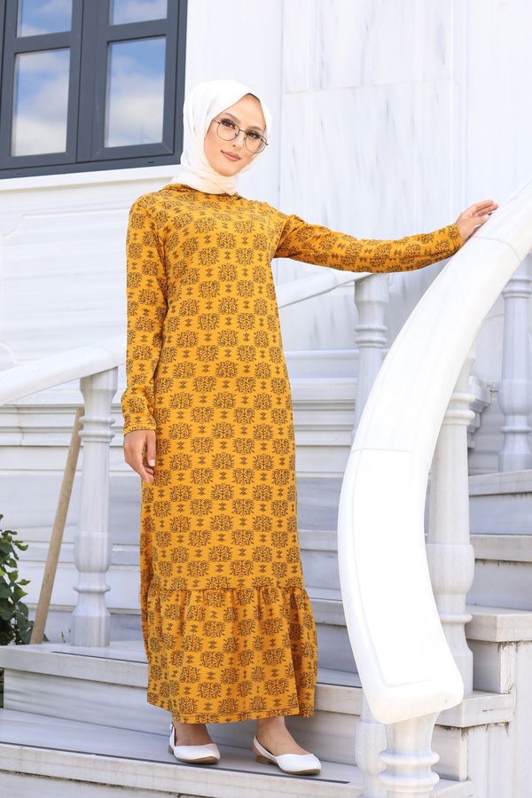 8557 ELBISE Sarı - 8557