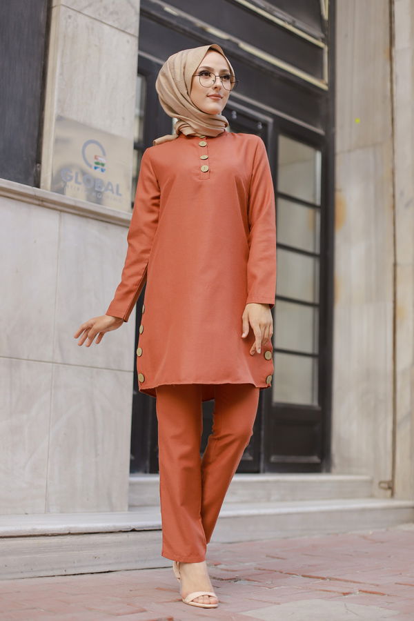 Tunik Pantolon Kiremit - 8432