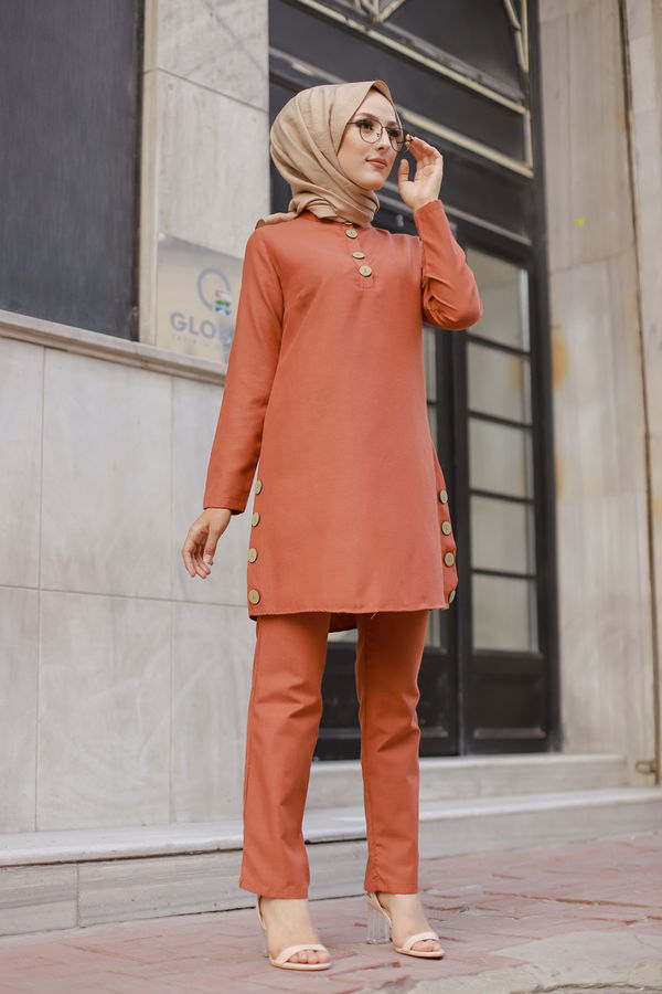 Tunik Pantolon Kiremit - 8432