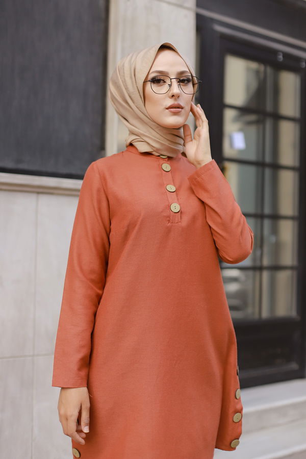 Tunik Pantolon Kiremit - 8432
