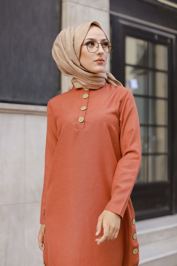 Tunik Pantolon Kiremit - 8432
