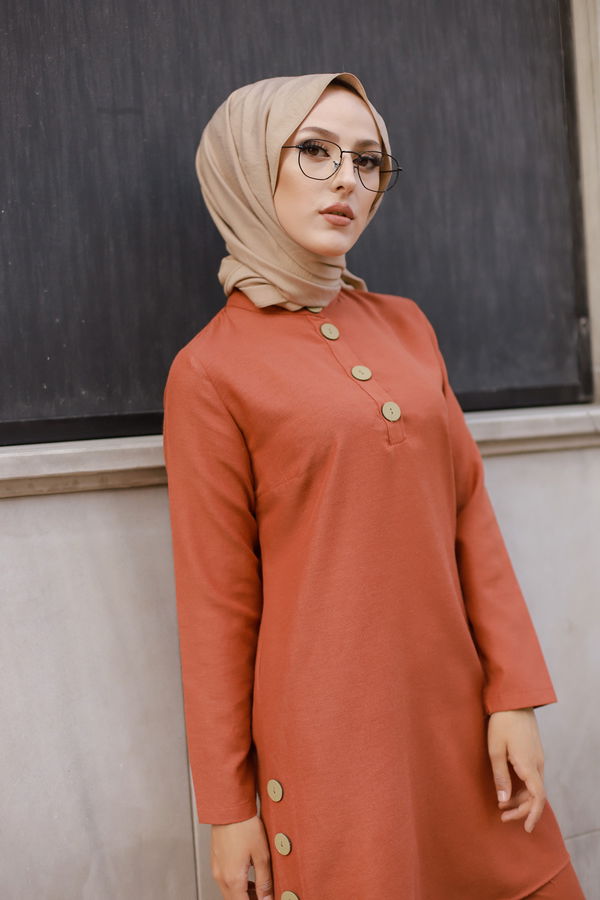 Tunik Pantolon Kiremit - 8432