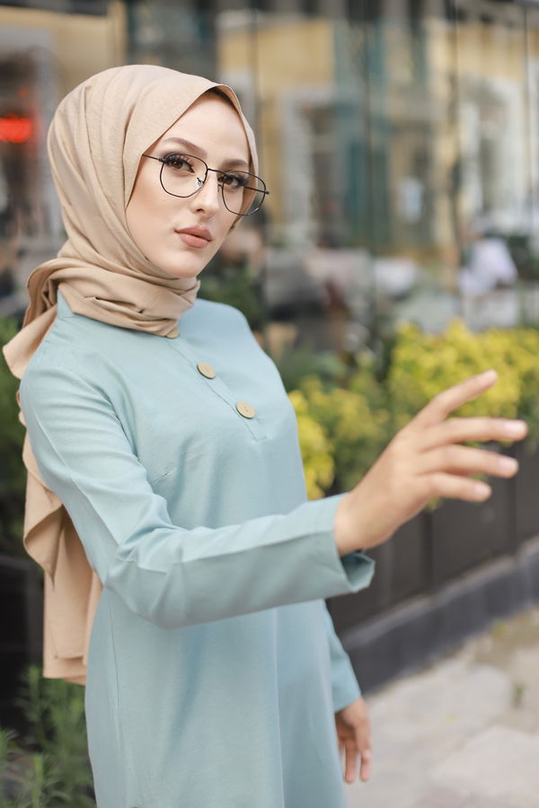 Tunik Pantolon Yeşil - 8432