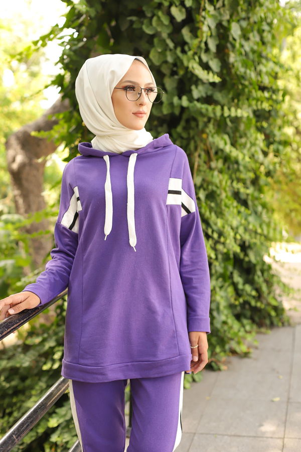 TUNIK PANTOLON Mor - 3094 MOR