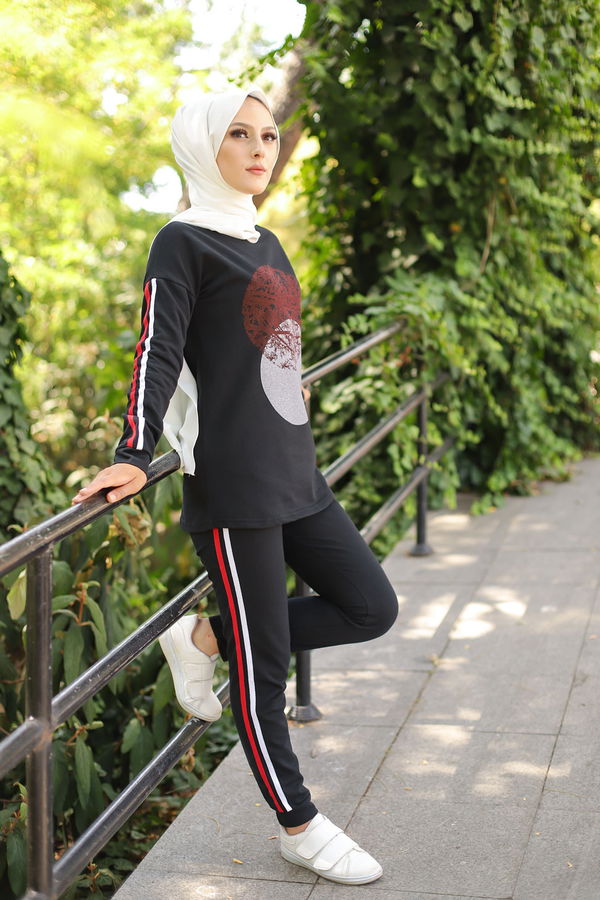 TUNIK PANTOLON Siyah - 4139