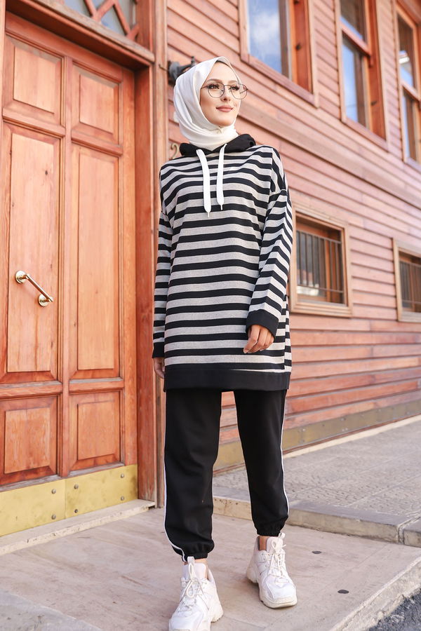 TUNIK PANTOLON Siyah - 3257 SİYAH