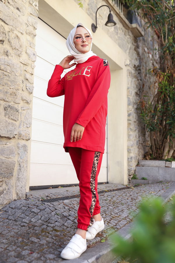TUNIK PANTOLON Kırmızı - 8328