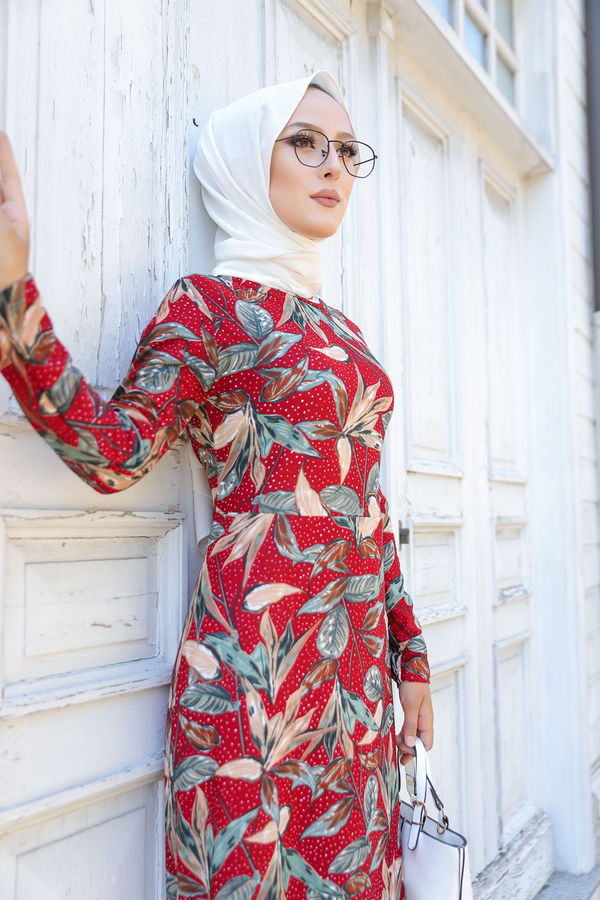ELBISE Bordo - 8442