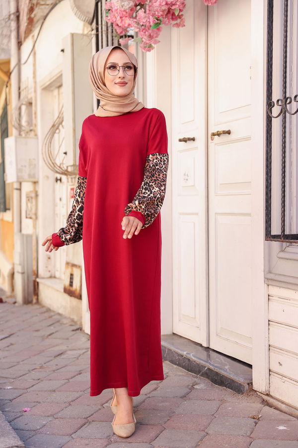 ELBISE Bordo - 3239