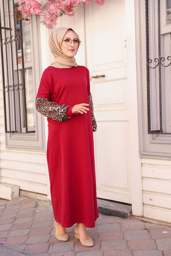ELBISE Bordo - 3239