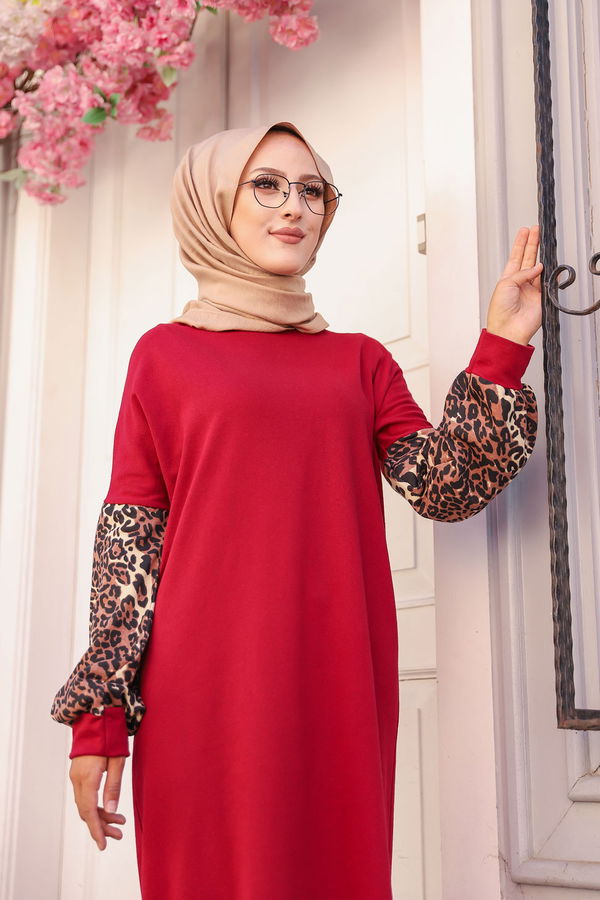 ELBISE Bordo - 3239