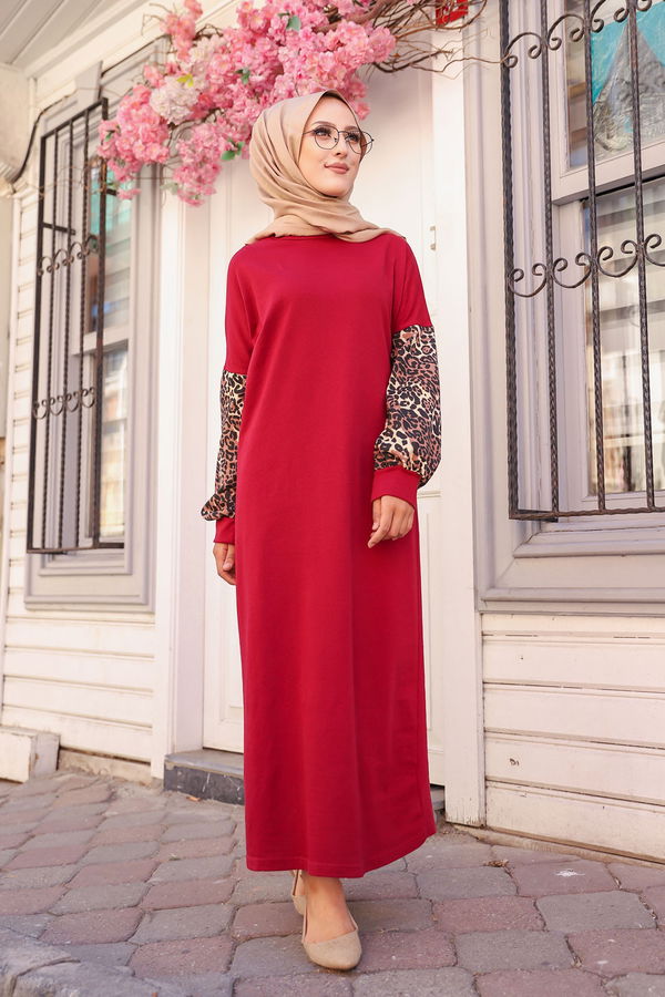 ELBISE Bordo - 3239