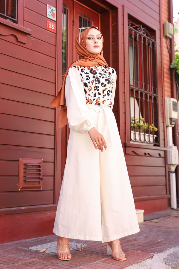 3226 BLUZ PANTOLON Beyaz - 3226 BEYAZ