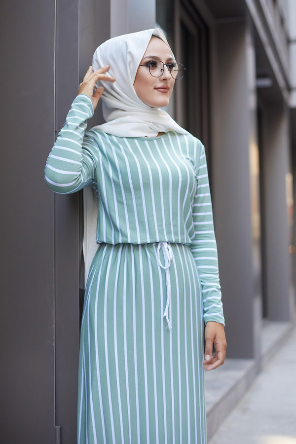 5273 ELBISE Yeşil - 5273 YEŞİL
