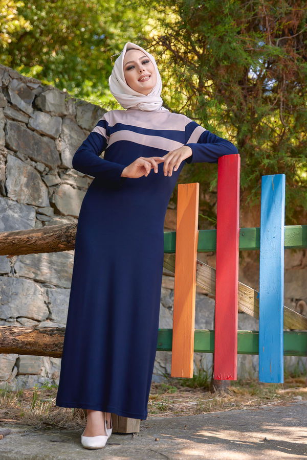 5264 ELBISE Lacivert - 5264 LACİVERT