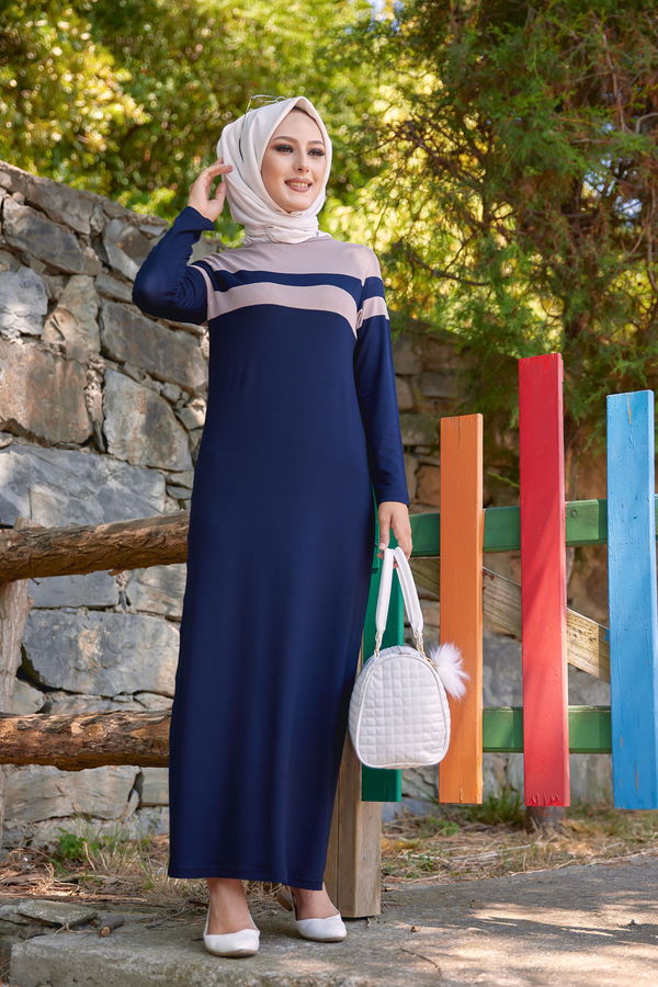 5264 ELBISE Lacivert - 5264 LACİVERT