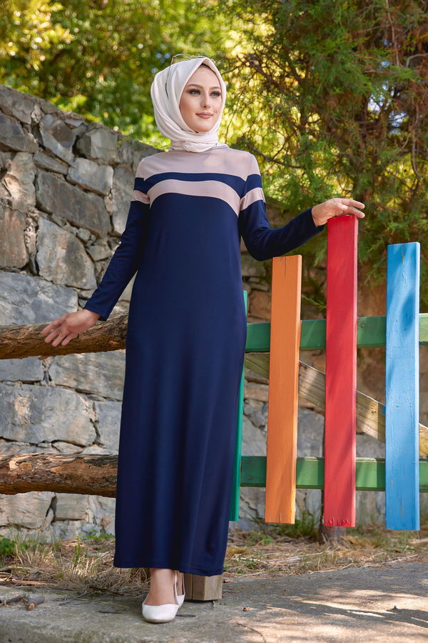 5264 ELBISE Lacivert - 5264 LACİVERT