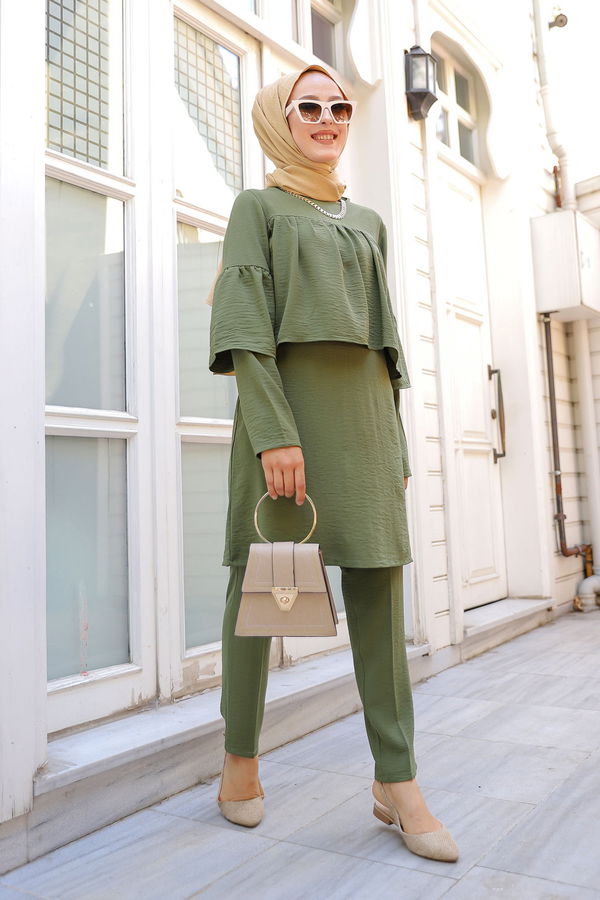 9044 TUNIK PANTOLON Haki - 9044 HAKİ