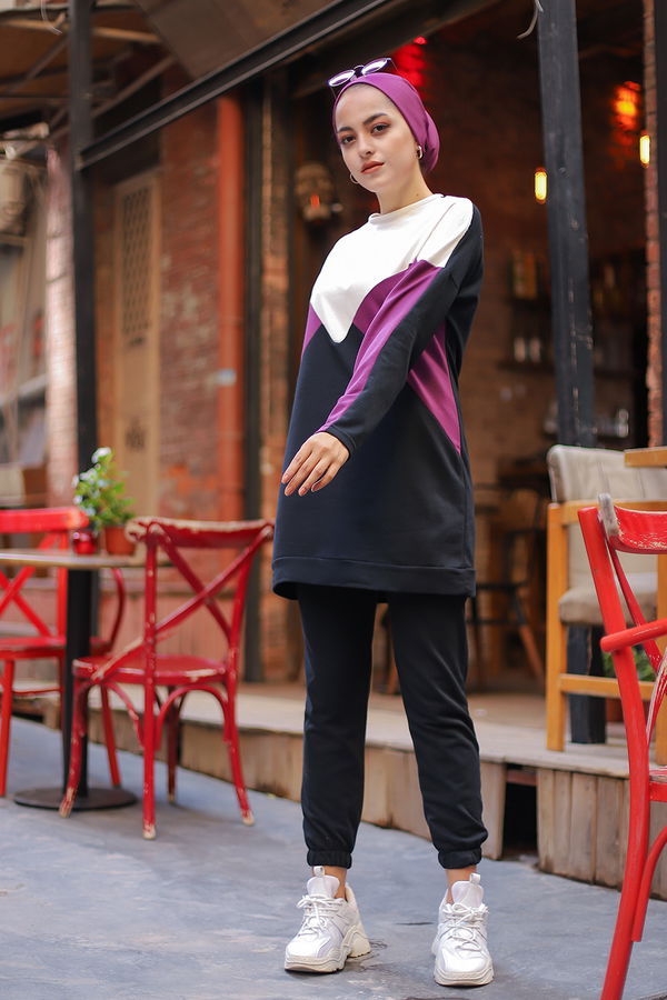TUNIK PANTOLON Mürdüm - 3057 MÜRDÜM