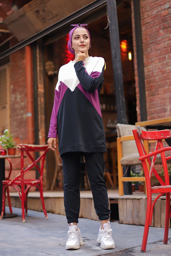 TUNIK PANTOLON Mürdüm - 3057 MÜRDÜM