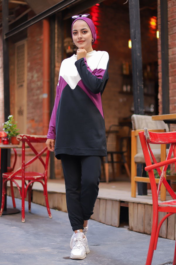 TUNIK PANTOLON Mürdüm - 3057 MÜRDÜM
