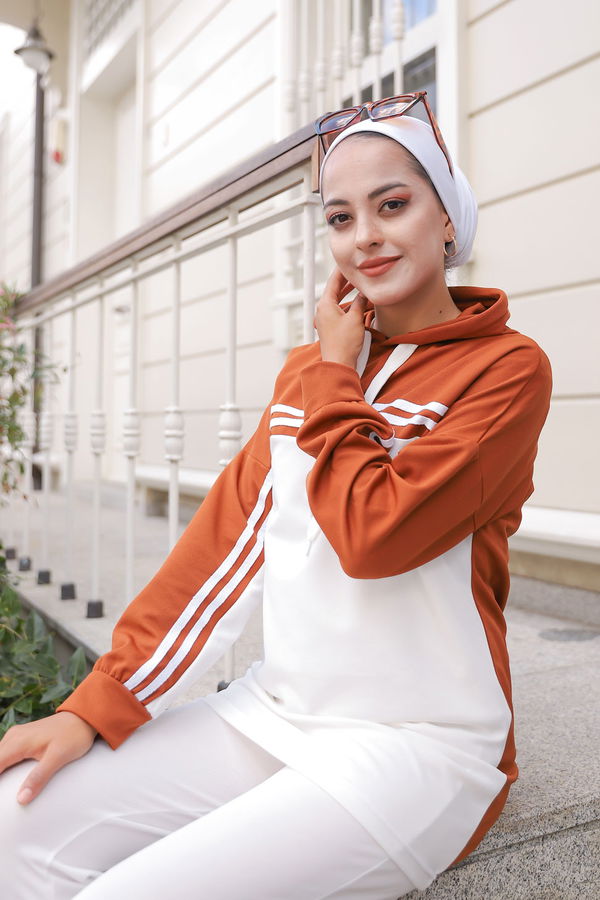 TUNIK PANTOLON Kiremit - 3246 KİREMİT