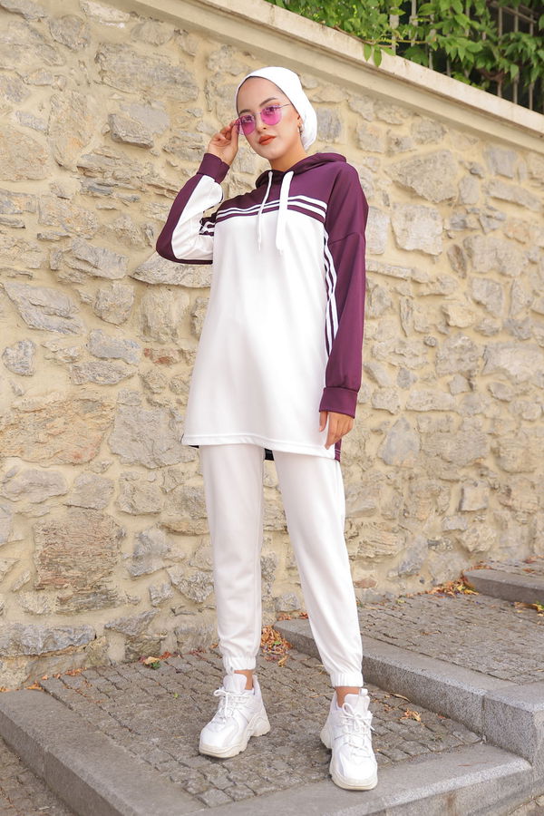 TUNIK PANTOLON Mürdüm - 3246
