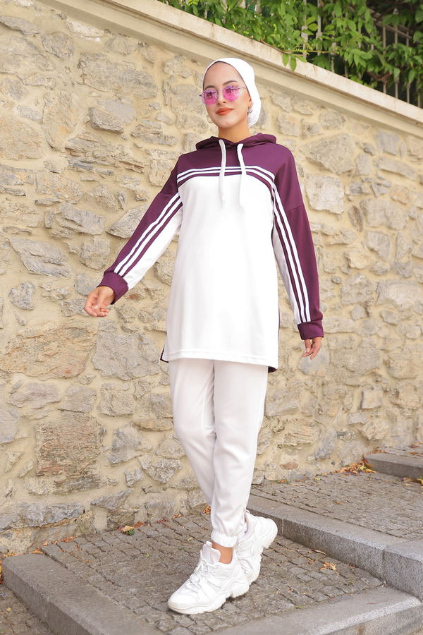TUNIK PANTOLON Mürdüm - 3246