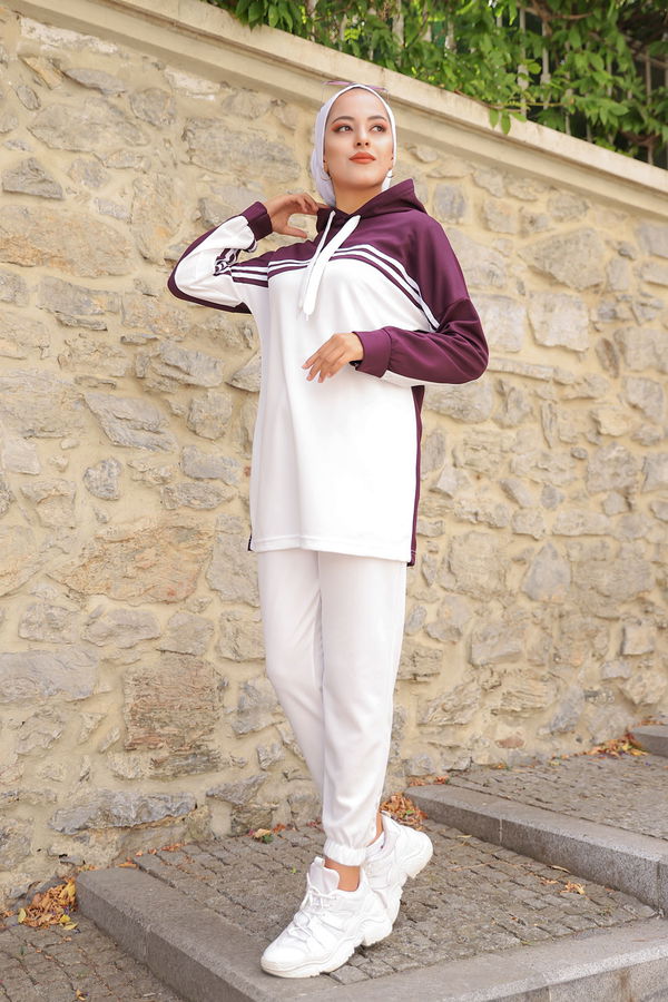TUNIK PANTOLON Mürdüm - 3246