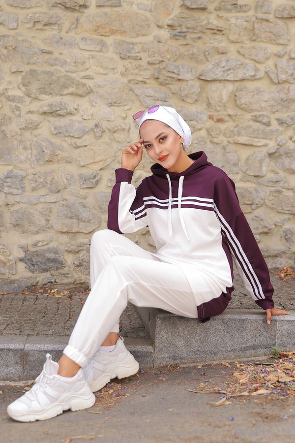 TUNIK PANTOLON Mürdüm - 3246
