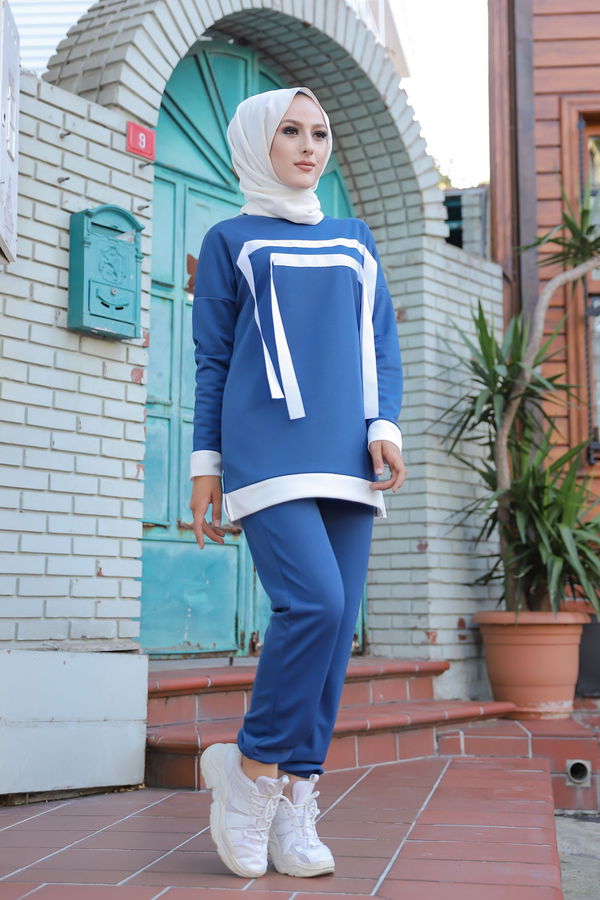 TUNIK PANTOLON Mavi - 3245