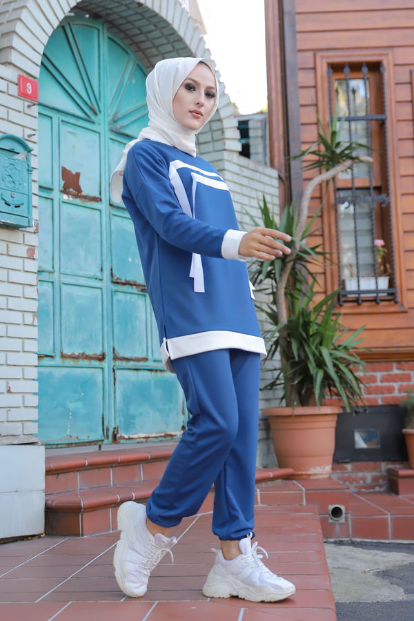 TUNIK PANTOLON Mavi - 3245