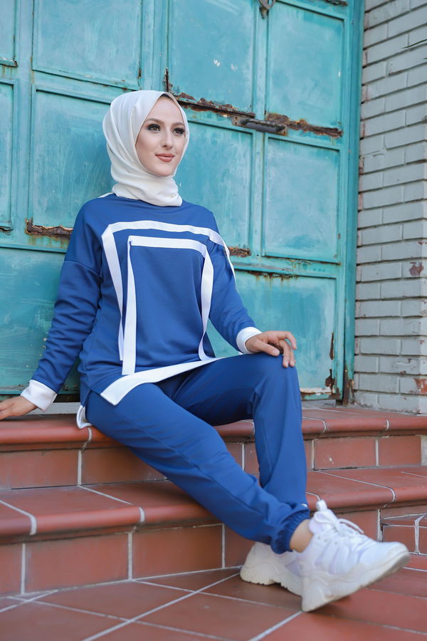 TUNIK PANTOLON Mavi - 3245